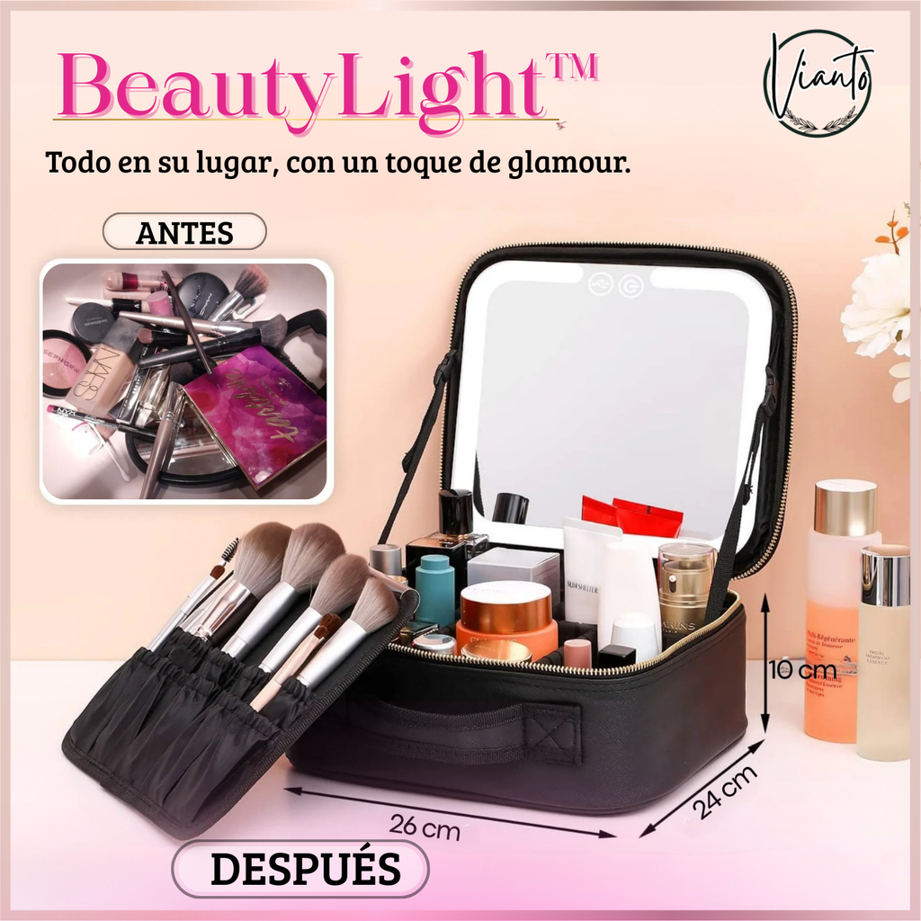 BEAUTYLIGHT™  Cosmetiquera con Espejo led